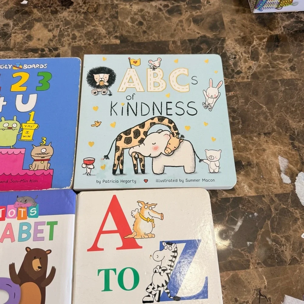 Set of 4 Toddler Board Books ABCs Numbers Kindness Sandra Boynton